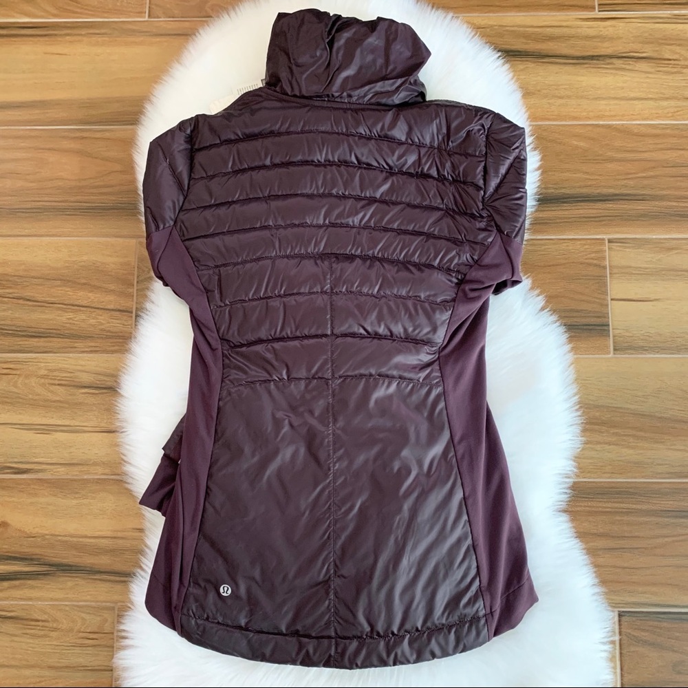 Black cherry lululemon down for a run pullover II - Picture 3 of 4